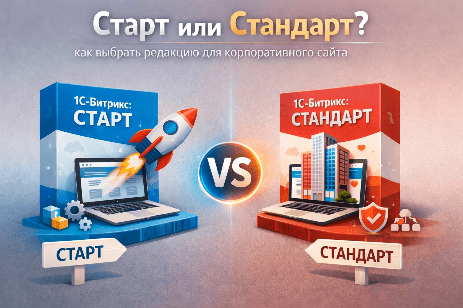 Старт или Стандарт: как выбрать редакцию для корпоративного сайта в Рязани